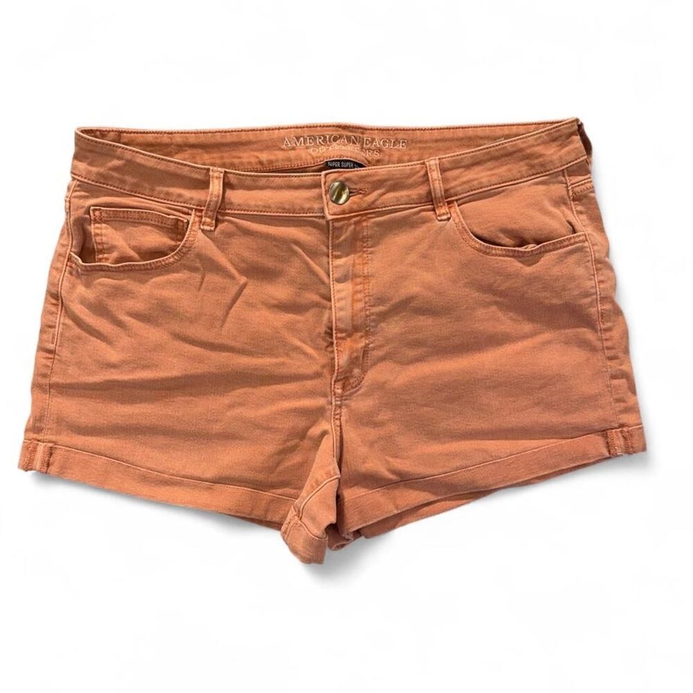 American Eagle Salmon Hi-Rise Shorts
